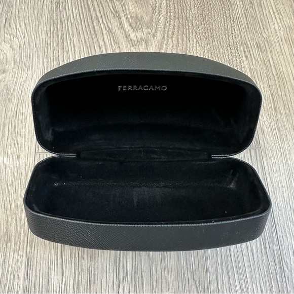 🆕 Ferragamo Black Acetate 53mm Square Sunglasses - Picture 10 of 13